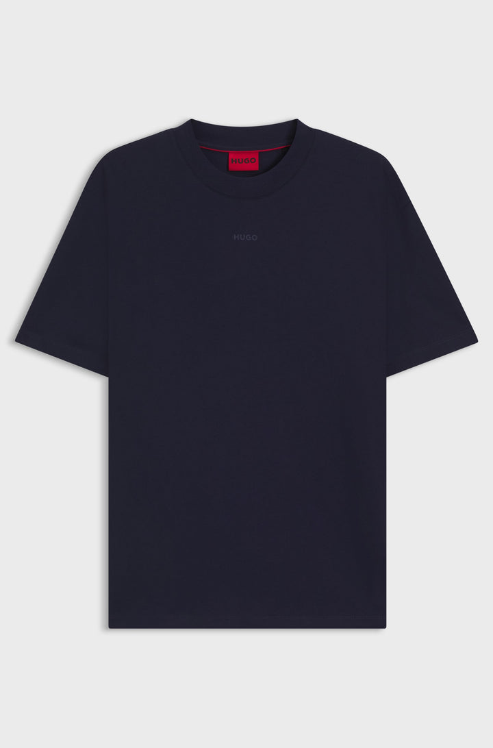 HUGO T-Shirts Relaxed Fit in Cotton - DAPOLINO 10248326 01-50488330- Concorde Fashion#color_navy-418