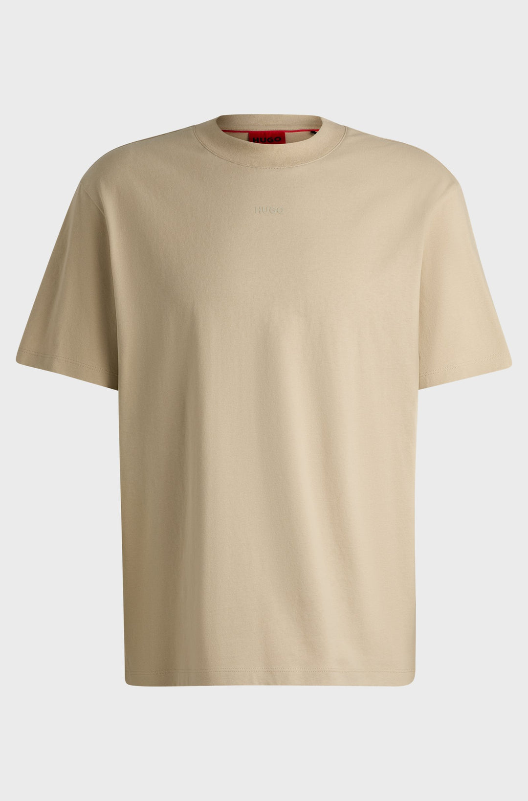 HUGO T-Shirts Relaxed Fit in Cotton - DAPOLINO 10248326 01-50488330- Concorde Fashion#color_beige-281