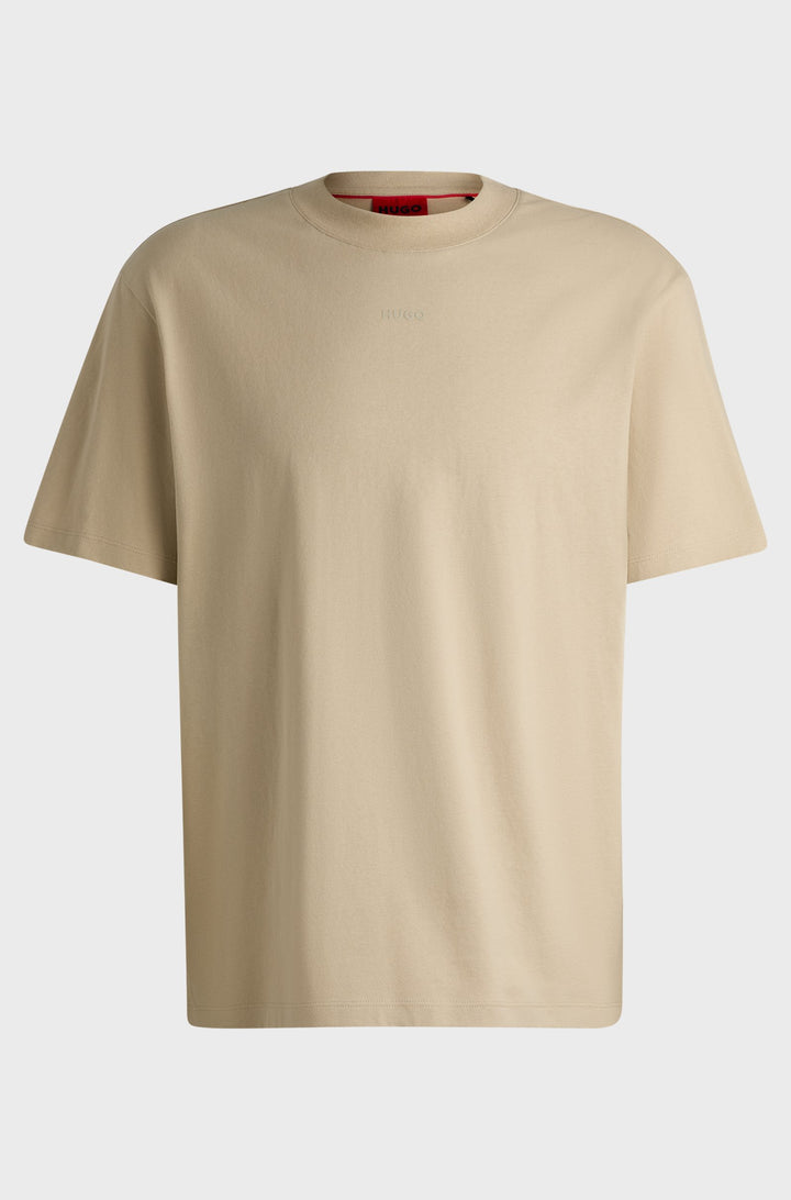 HUGO T-Shirts Relaxed Fit in Cotton - DAPOLINO 10248326 01-50488330- Concorde Fashion#color_beige-281