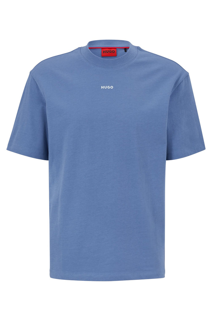 HUGO RED Relaxed Fit T-Shirts in Cotton - DAPOLINO 10248326 01-50488330- Concorde Fashion#color_blue-479