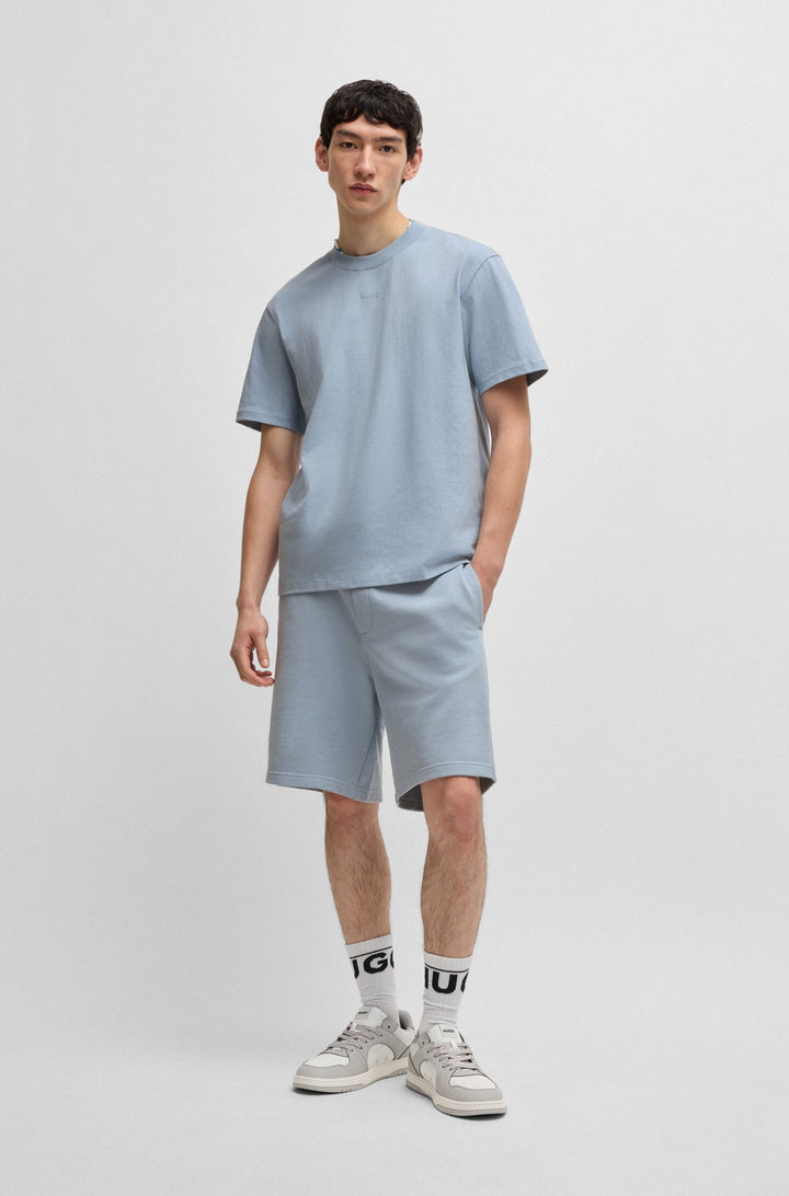 HUGO Relaxed Fit T-Shirts in Cotton - DAPOLINO 10248326 01-50488330- Concorde Fashion#color_blue-483
