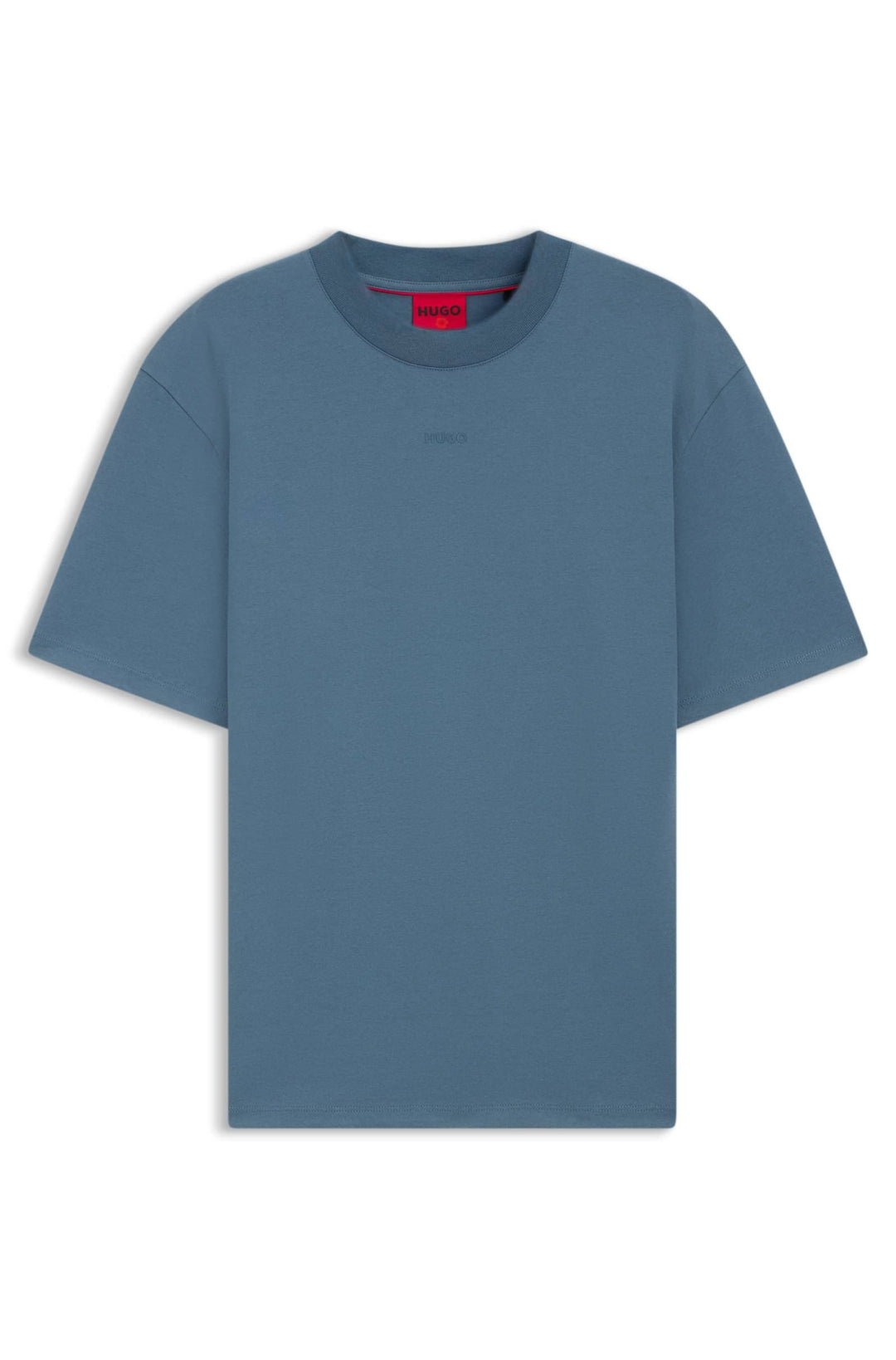 HUGO Relaxed Fit T-Shirts in Cotton - DAPOLINO 10248326 01-50488330- Concorde Fashion#color_blue-496