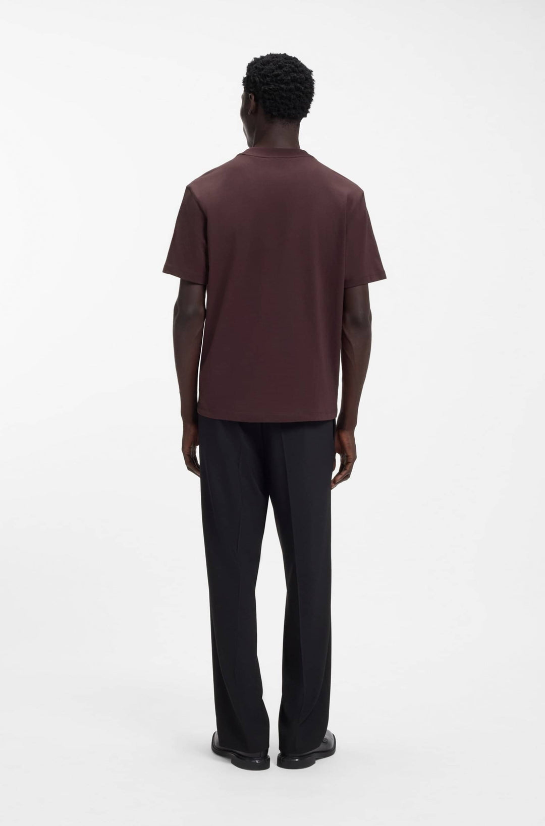 HUGO Relaxed Fit T-Shirts in Cotton - DAPOLINO 10248326 01-50488330- Concorde Fashion#color_brown-249