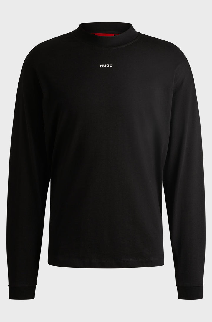 HUGO T-Shirts Relaxed Fit in Cotton - DAPOSO 10248326 01-50511029- Concorde Fashion#color_black-001