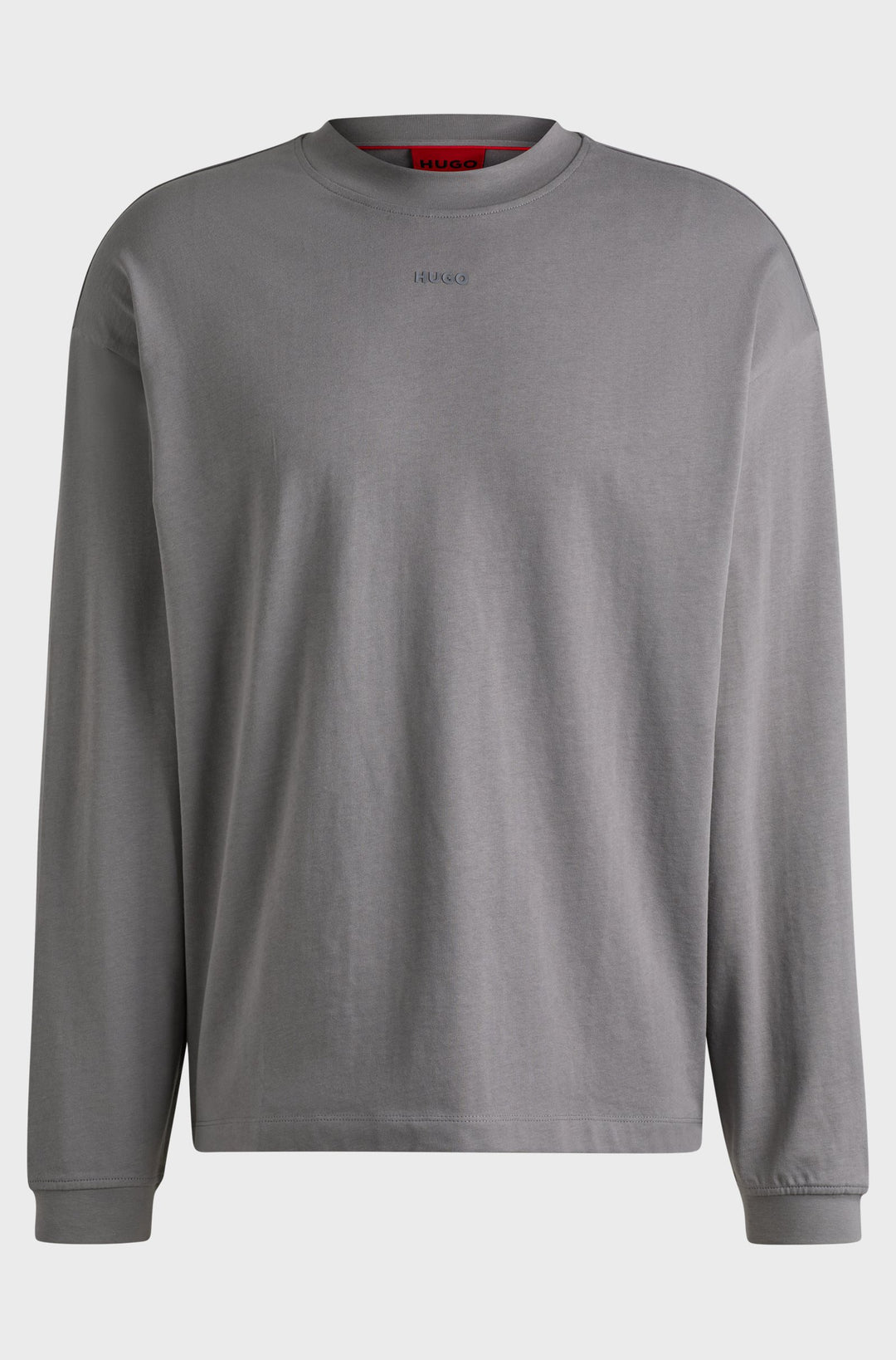 HUGO T-Shirts Relaxed Fit in Cotton - DAPOSO 10248326 01-50511029- Concorde Fashion#color_grey-034