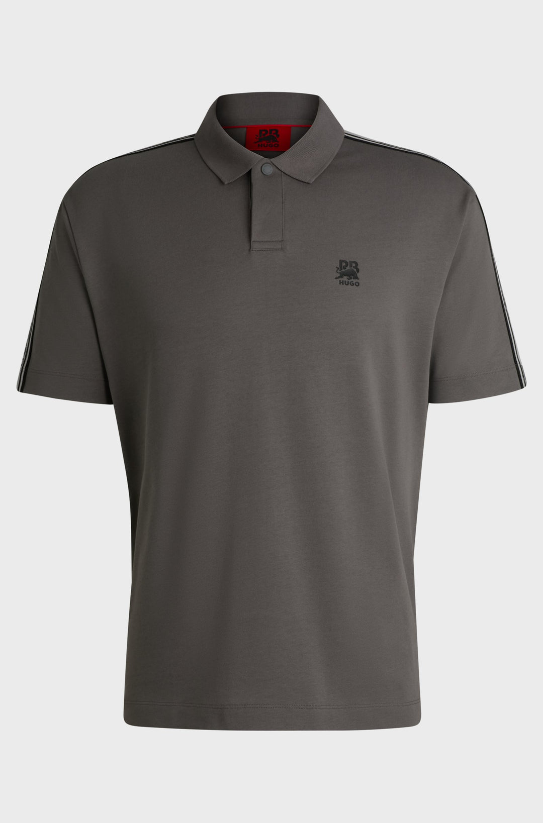 HUGO Polos Relaxed Fit in Cotton - DRACK_RB 10248326 01-50530101- Concorde Fashion#color_grey-069