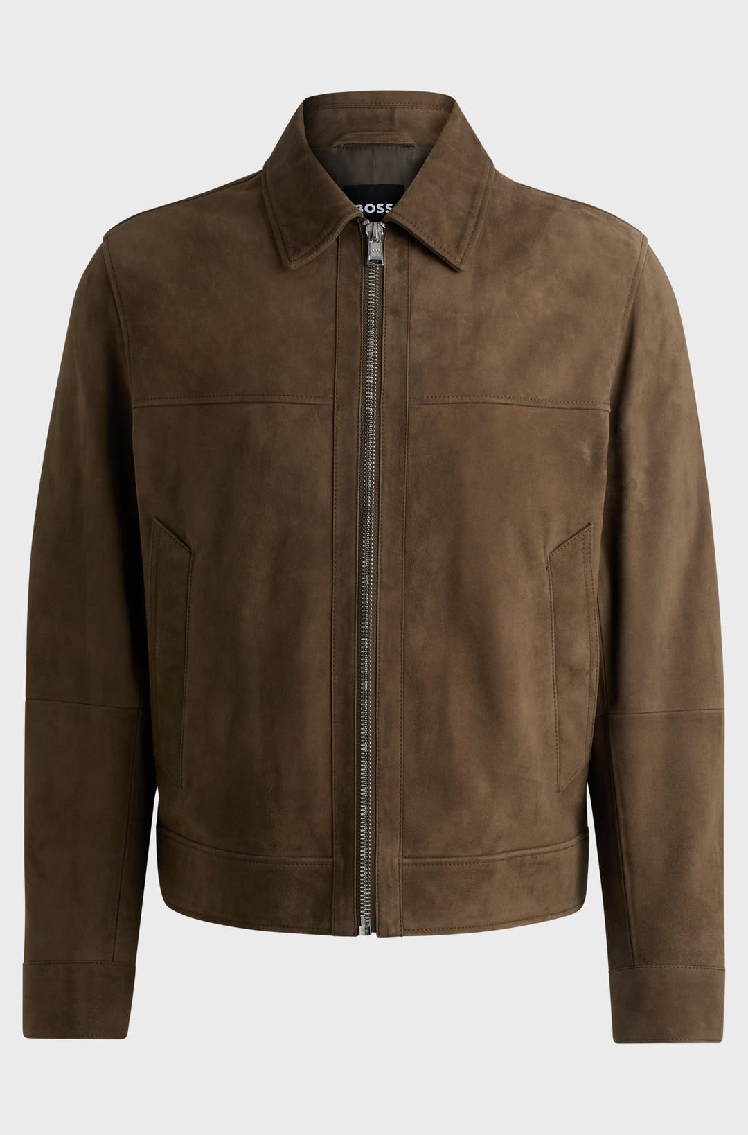 BOSS Casual Jackets Regular Fit in Leather - H-MALBANO5 10248409 01-50528014- Concorde Fashion#color_green-361