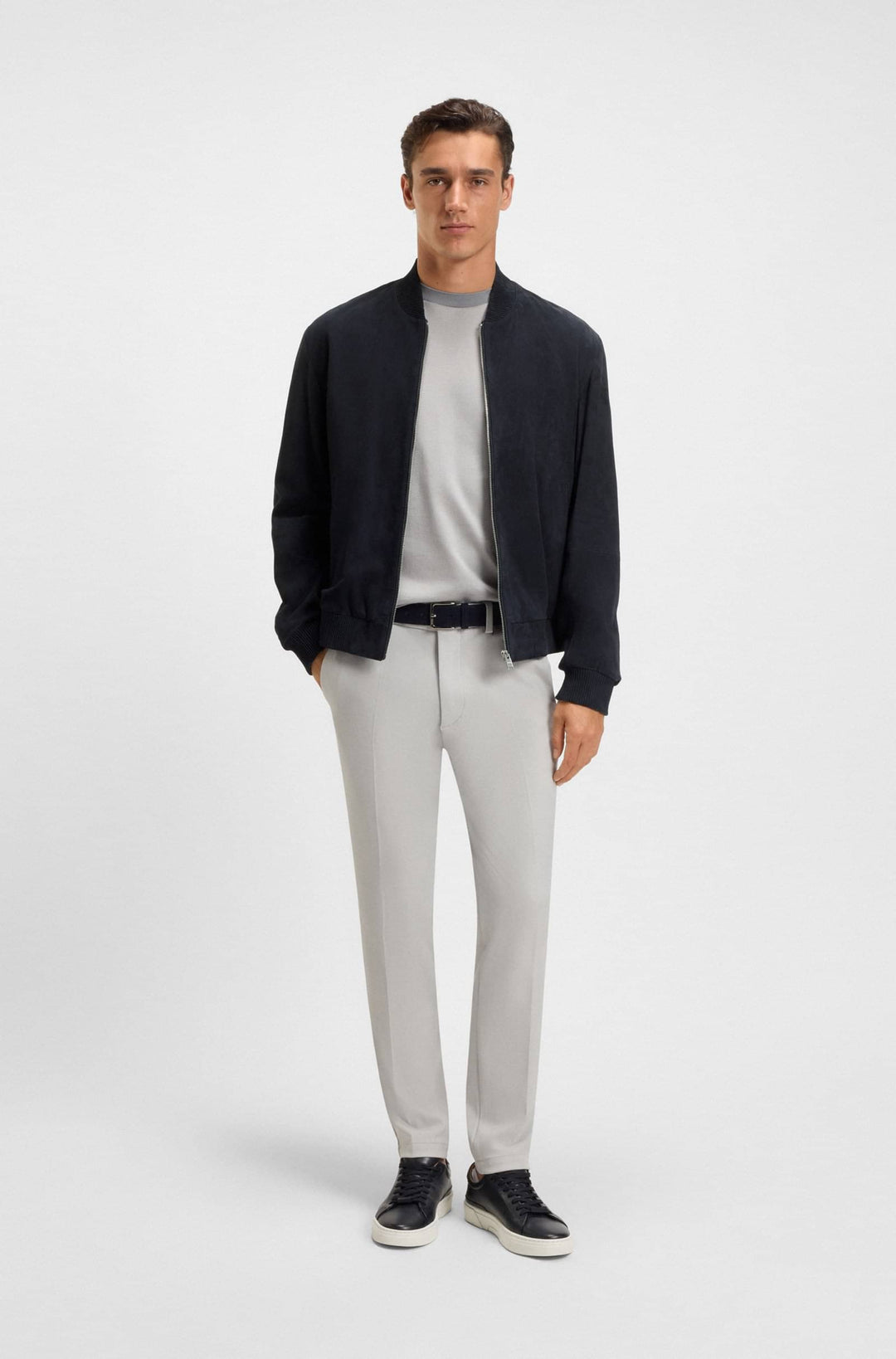 BOSS Casual Jackets Regular Fit - H-MULLER 50543213- Concorde Fashion#color_navy-404