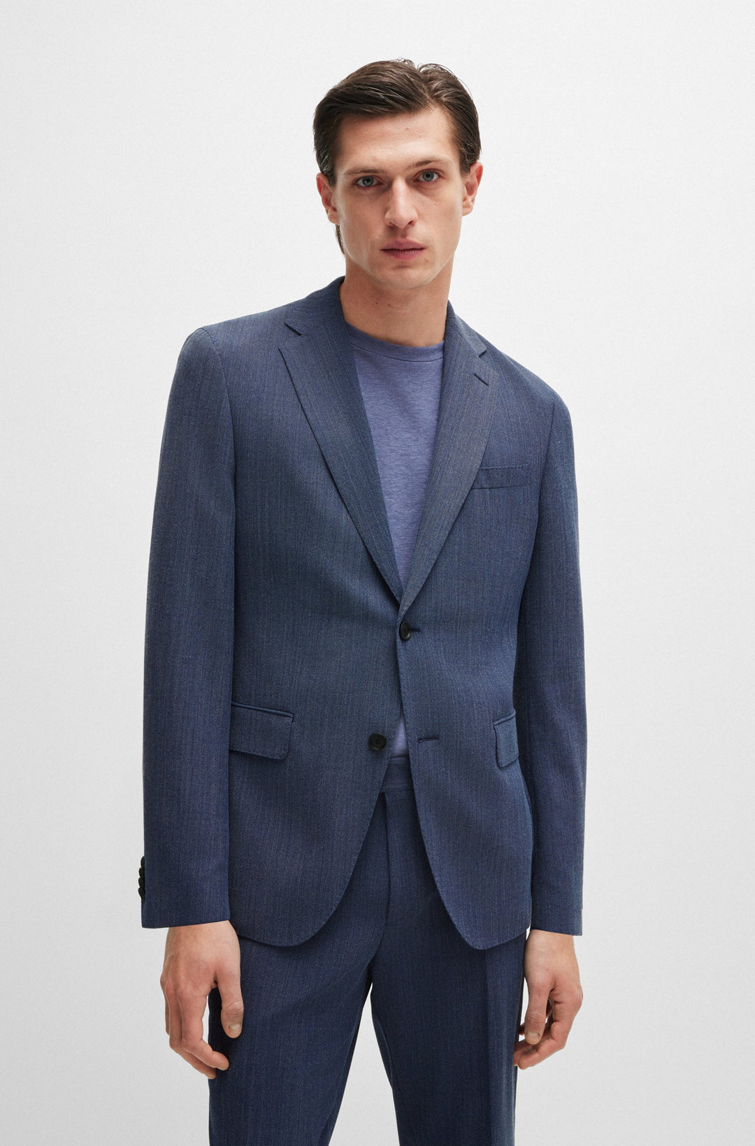 BOSS Suits Slim Fit in Nylon - P-HUGE-2PCS-242 10248486 01-50521666- Concorde Fashion#color_navy-404