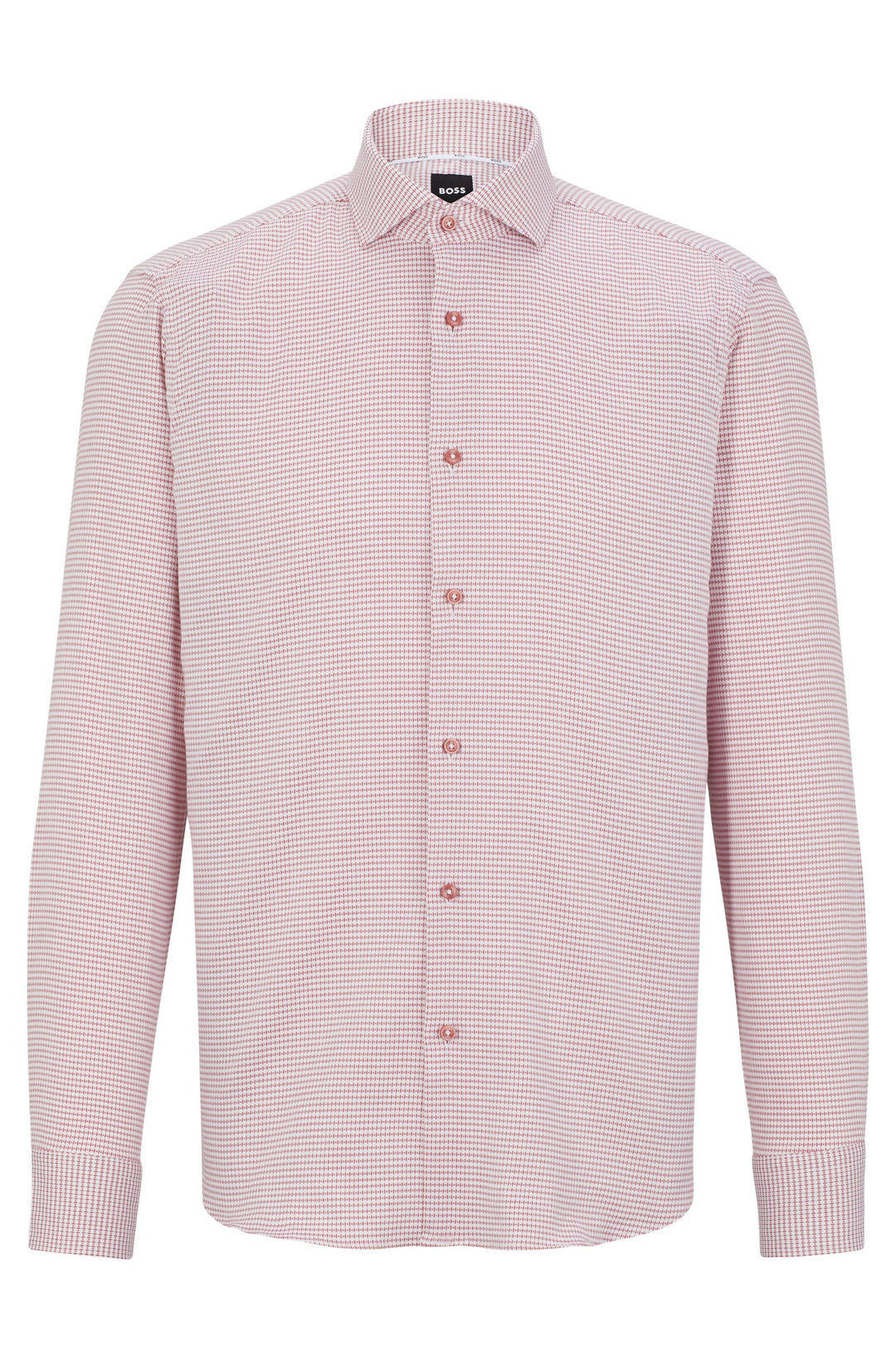 BOSS Regular Fit Casual Shirts in Cotton Mix - H-JOE-SPREAD-C1-222 10248518 01-50490010- Concorde Fashion#color_pink-692