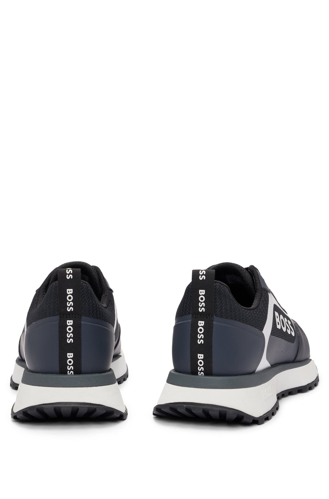 BOSS Standard Sole Sneakers in Polyester Mix - JONAH_RUNN_MERB 10248594 01-50517300- Concorde Fashion#color_navy-401