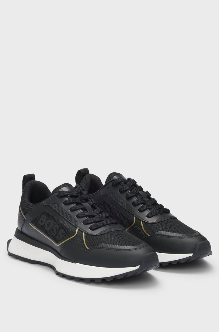 BOSS Sneakers  in Polyester - JONAH_RUNN_MERBL 10248594 01-50521976- Concorde Fashion#color_black-009