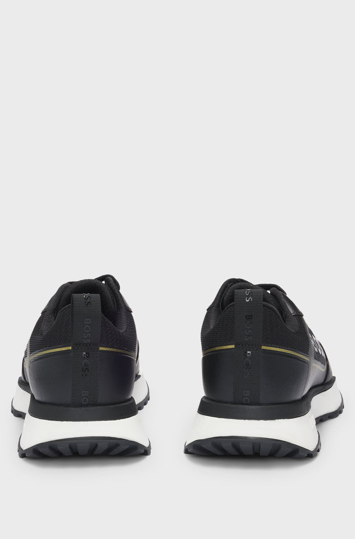 BOSS Sneakers  in Polyester - JONAH_RUNN_MERBL 10248594 01-50521976- Concorde Fashion#color_black-009