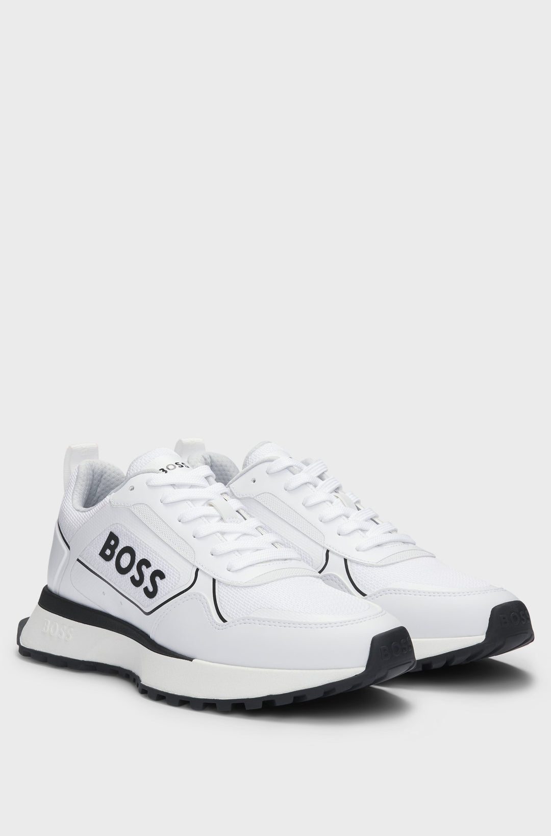 BOSS Sneakers  in Polyester - JONAH_RUNN_MERBL 10248594 01-50521976- Concorde Fashion#color_white-101