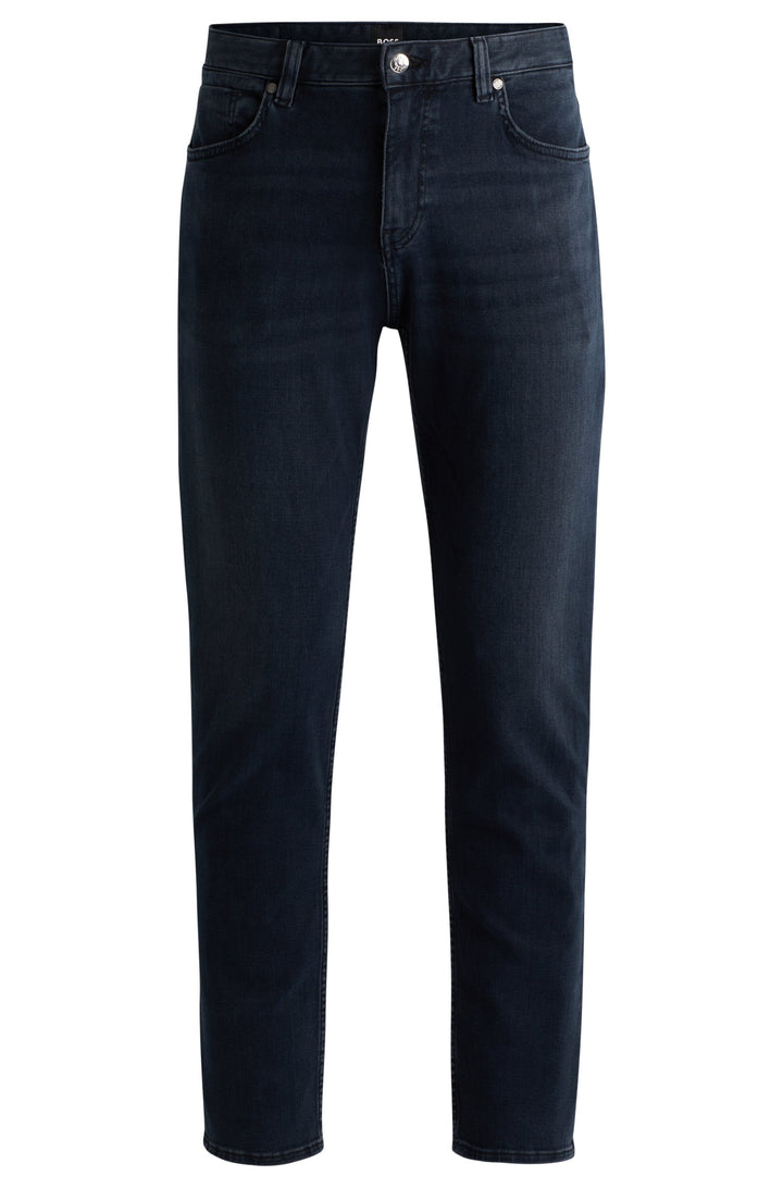 BOSS Jeans Regular Fit in Cotton Mix - C-RE.MAINE 10248718 01-50522489- Concorde Fashion#color_navy-405