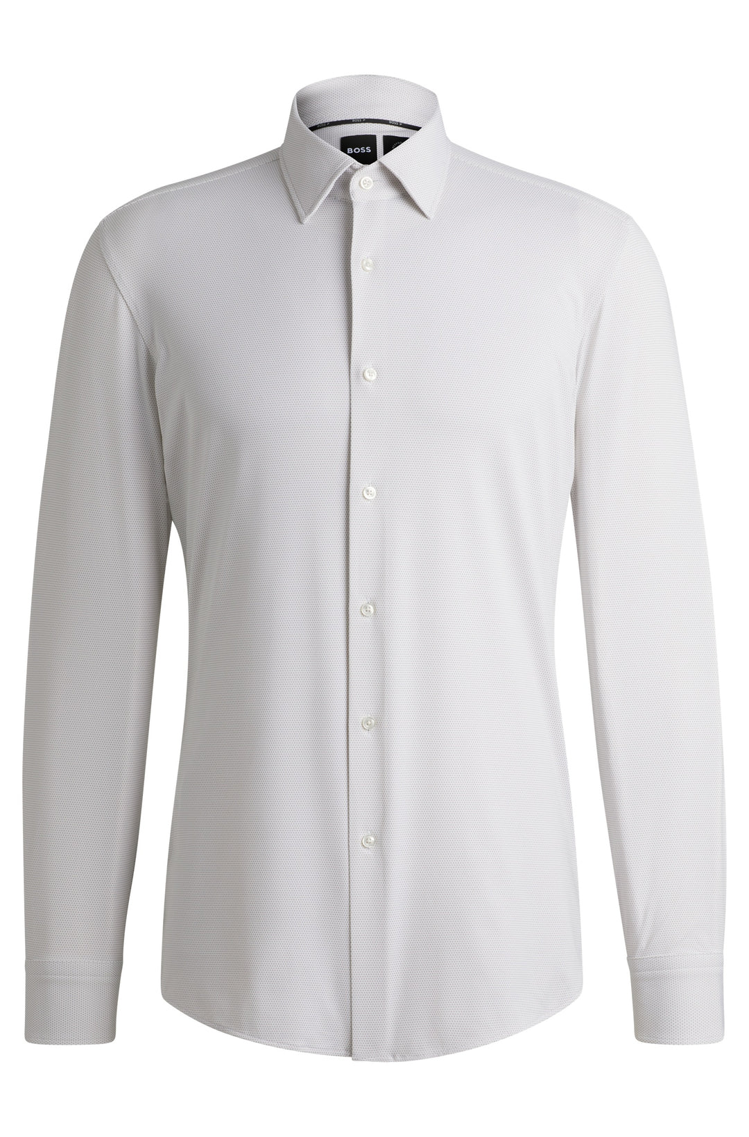 BOSS Formal Shirts Slim Fit in synthetic - P-HANK-KENT-C1-222 10248733 01-50533395- Concorde Fashion#color_beige-275