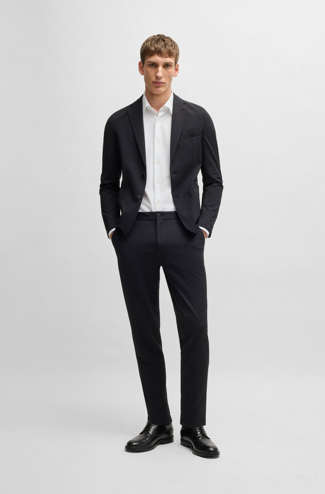 BOSS Formal Shirts Slim Fit - P-HANK-KENT-C1-222 50539858- Concorde Fashion#color_white-100