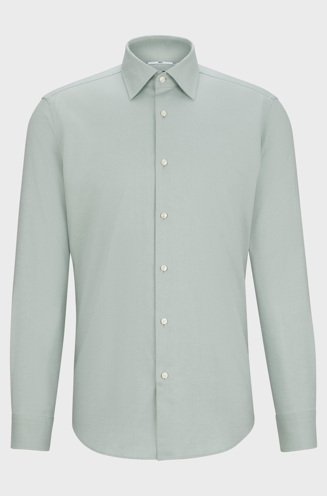 BOSS Formal Shirts Regular Fit in Cotton Mix - H-JOE-KENT-C1-214 10248773 01-50489830- Concorde Fashion#color_green-373