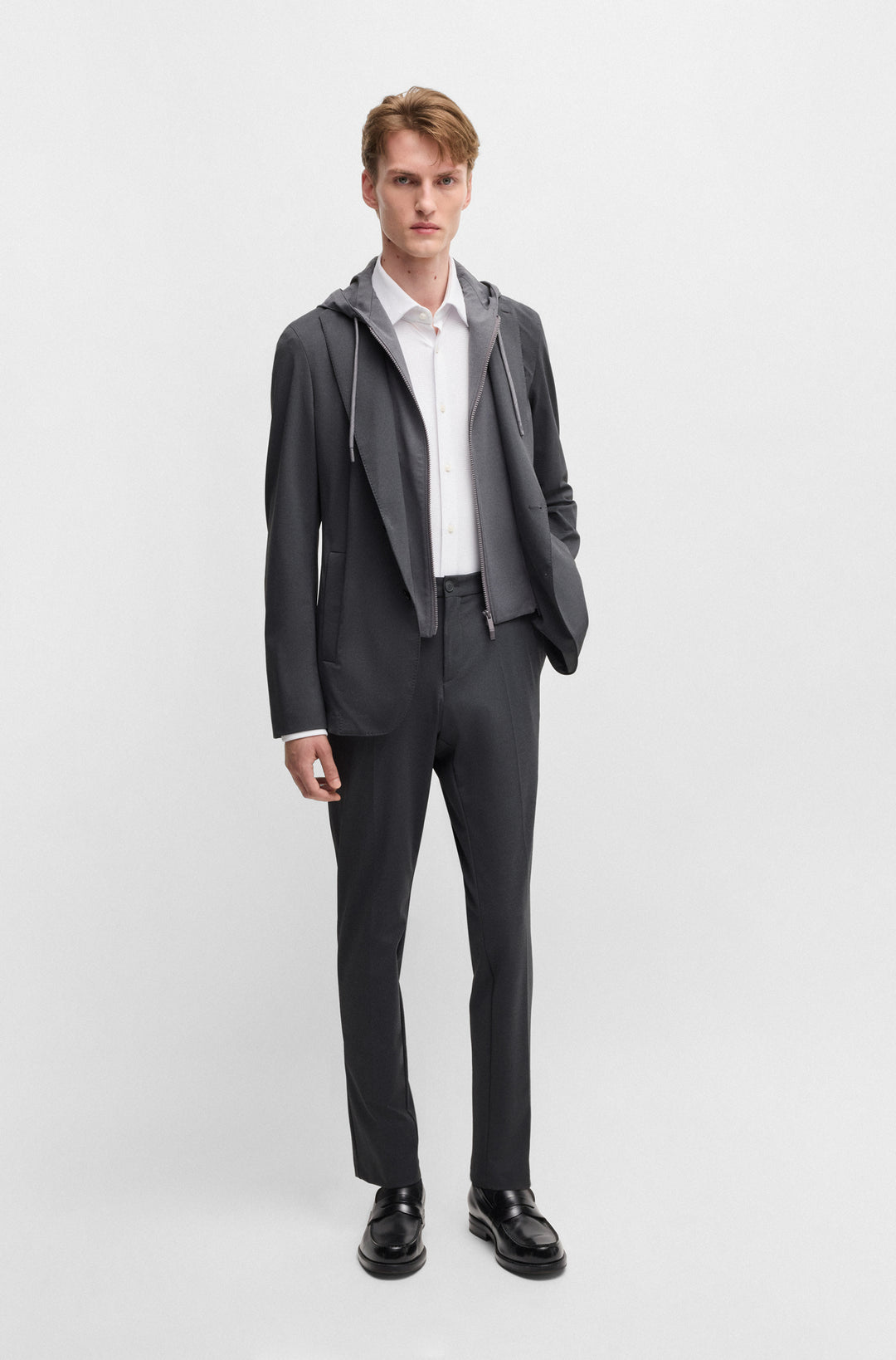BOSS Trousers  in synthetic - P-GENIUS-J-CW-WG-251 10248852 01-50535048- Concorde Fashion#color_silver-041