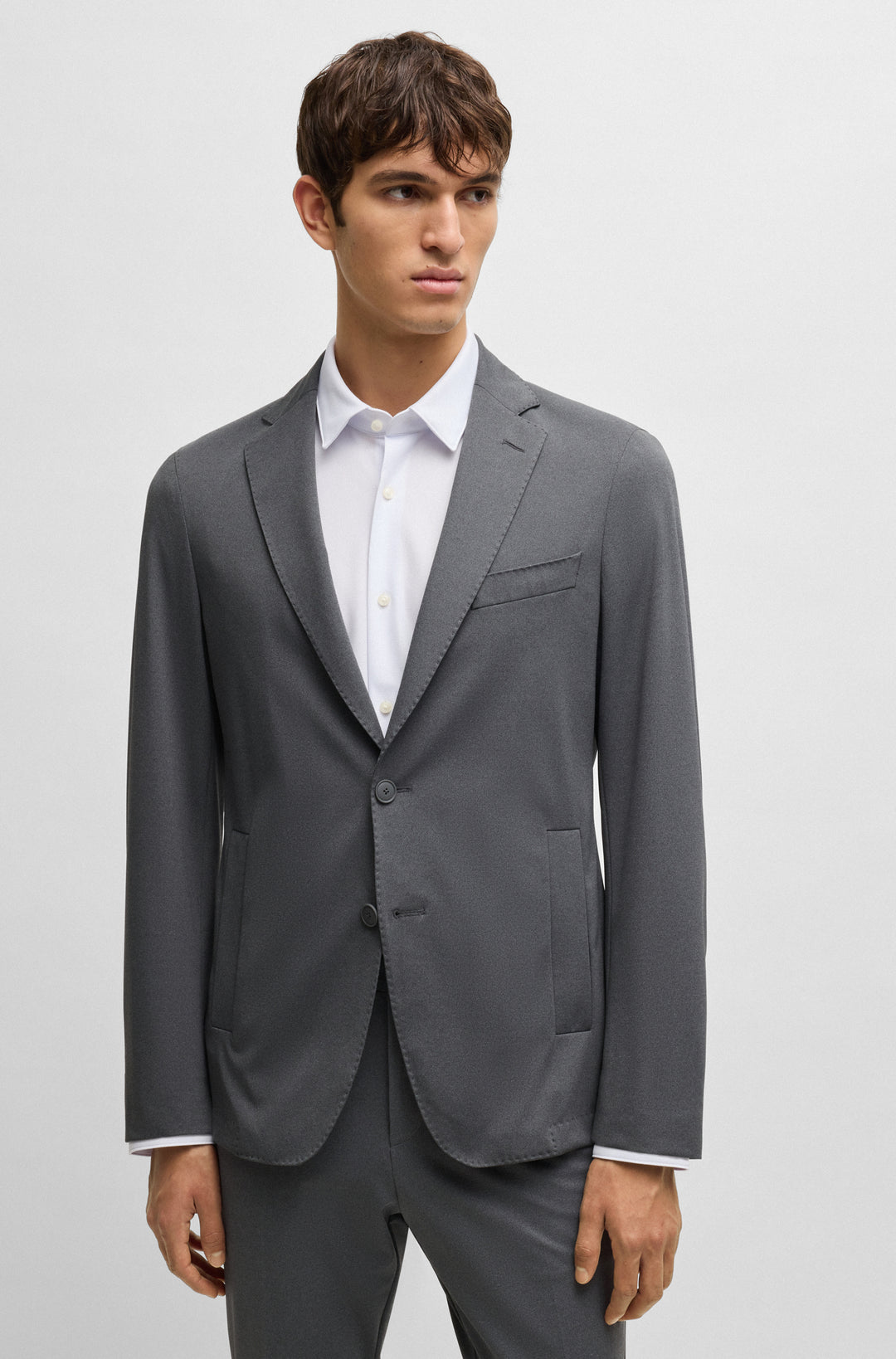 BOSS Blazers  in synthetic - P-HANRY-J-HD-WG-251 10248852 01-50535058- Concorde Fashion#color_silver-041