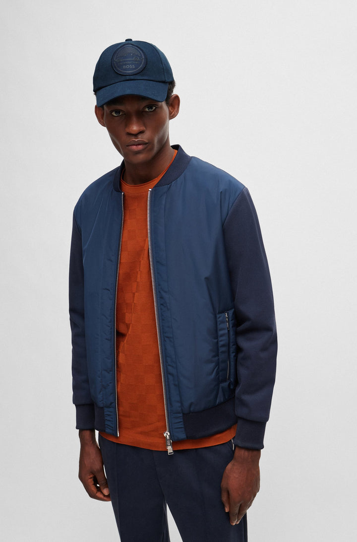 BOSS  Hats in Cotton - SIRAS_PS 10248871 01-50509029- Concorde Fashion#color_navy-404