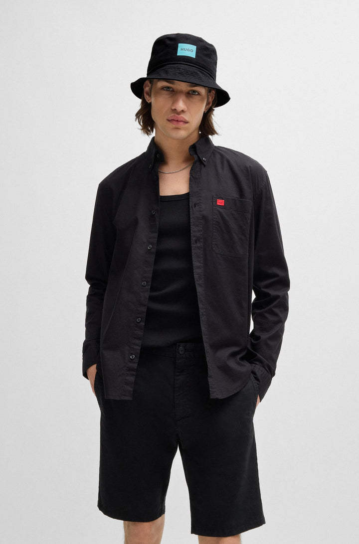 HUGO RED  Hats in Cotton - LARRY-F 10248871 01-50514748- Concorde Fashion#color_black-001
