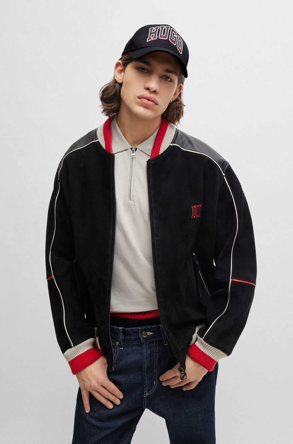 HUGO RED  Hats in Cotton - JUDE-SP 10248871 02-50513381- Concorde Fashion#color_black-001