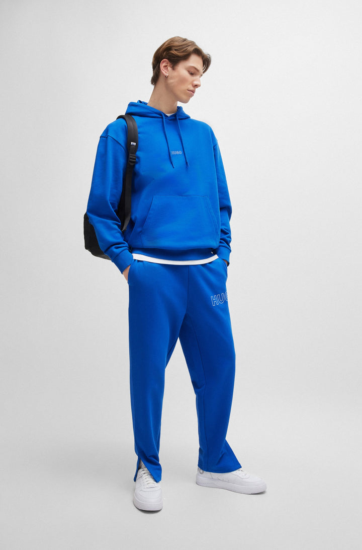 HUGO Jogging Pants Loose Fit in Cotton - NASSOLMY 10249110 01-50516968- Concorde Fashion#color_blue-493