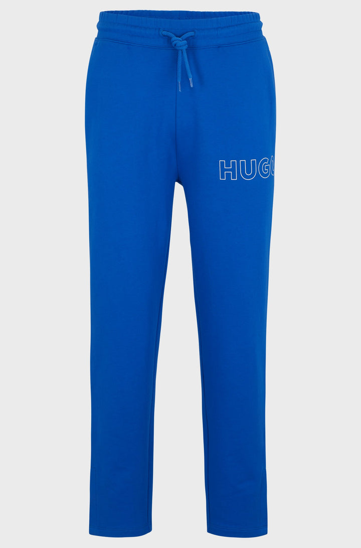 HUGO Jogging Pants Loose Fit in Cotton - NASSOLMY 10249110 01-50516968- Concorde Fashion#color_blue-493