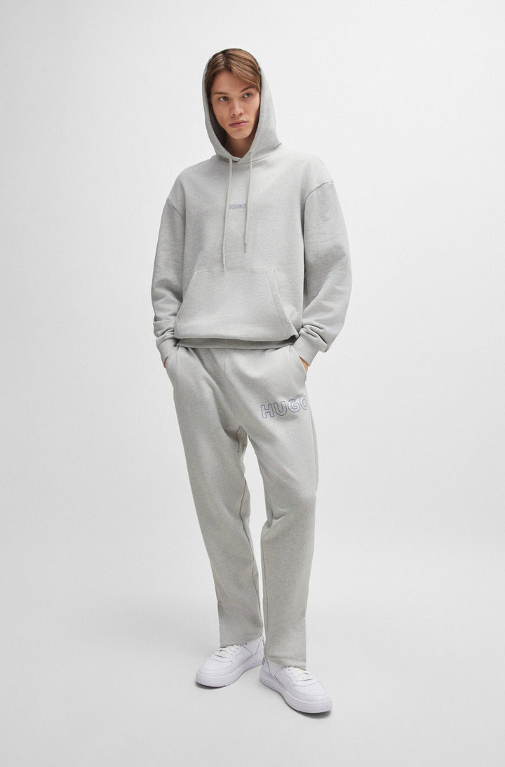 HUGO Hoodies Loose Fit in Cotton - NILOPEL 10249110 01-50516997- Concorde Fashion#color_grey-082