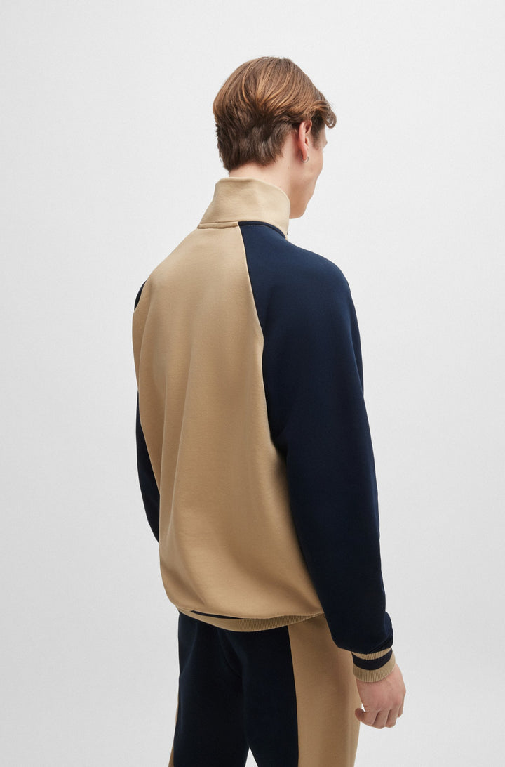 HUGO Sweatshirts Loose Fit in Cotton - NAKIMERO 10249110 01-50517775- Concorde Fashion#color_beige-269
