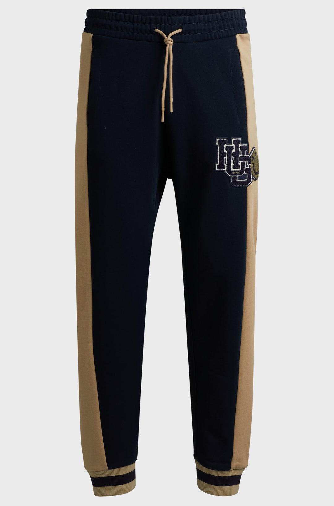 HUGO Jogging Pants Loose Fit in Cotton - NAKITROW 10249110 01-50519790- Concorde Fashion#color_navy-405