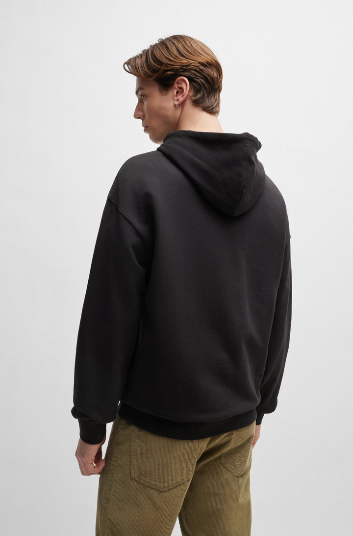 HUGO Hoodies Regular Fit in Cotton - NALLICO 10249110 01-50519957- Concorde Fashion#color_black-001