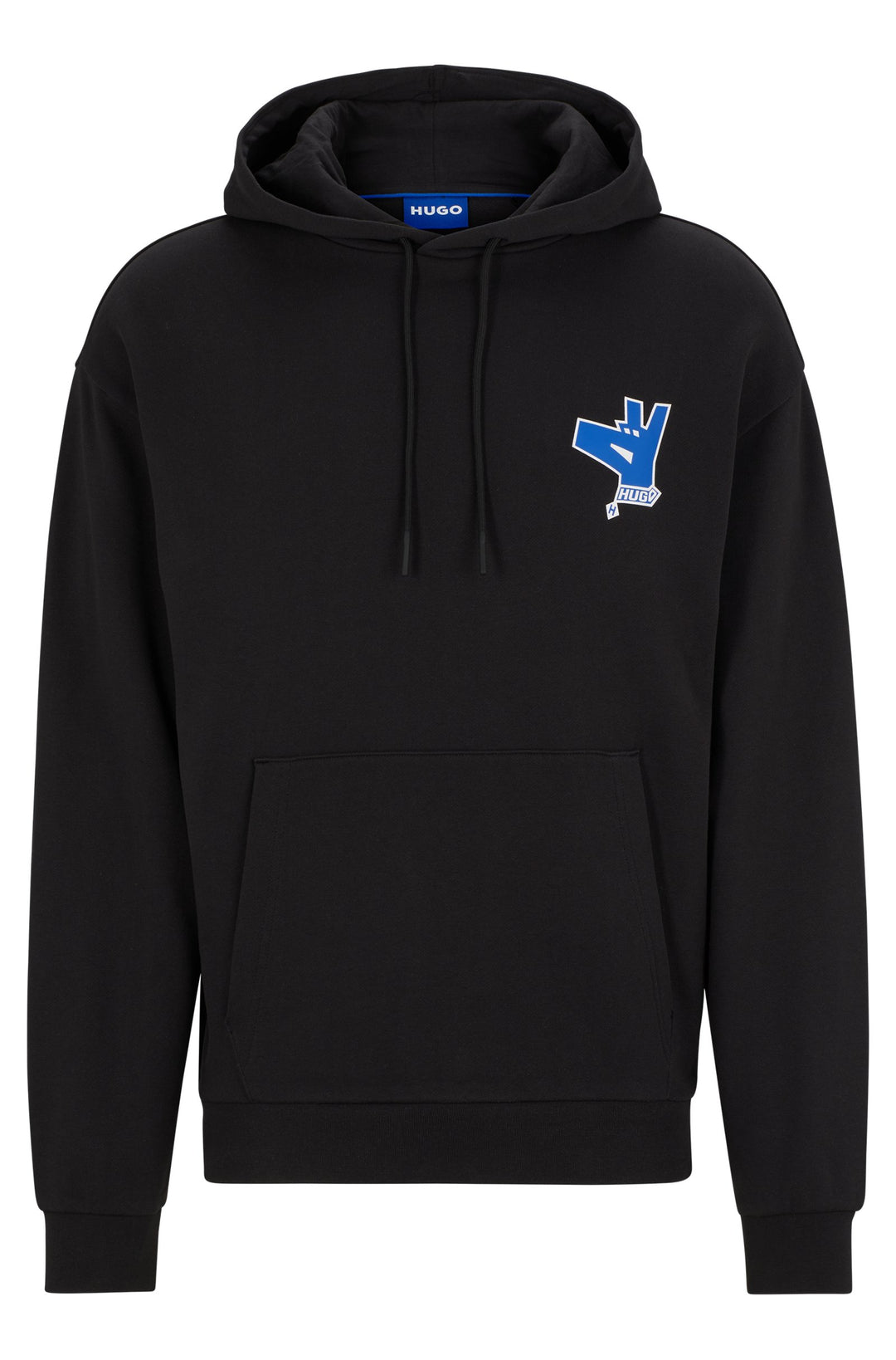 HUGO Hoodies Regular Fit in Cotton - NALLICO 10249110 01-50519957- Concorde Fashion#color_black-001