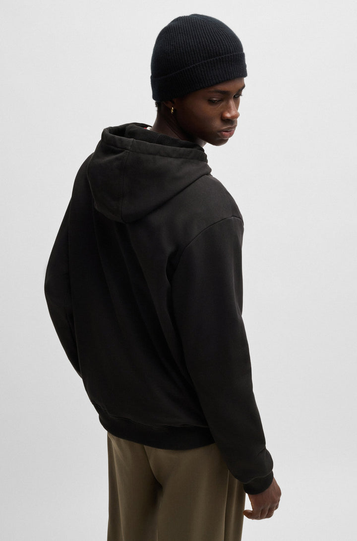 HUGO Hoodies Regular Fit in Cotton - DIMONIHOOD 10249110 01-50520159- Concorde Fashion#color_black-001