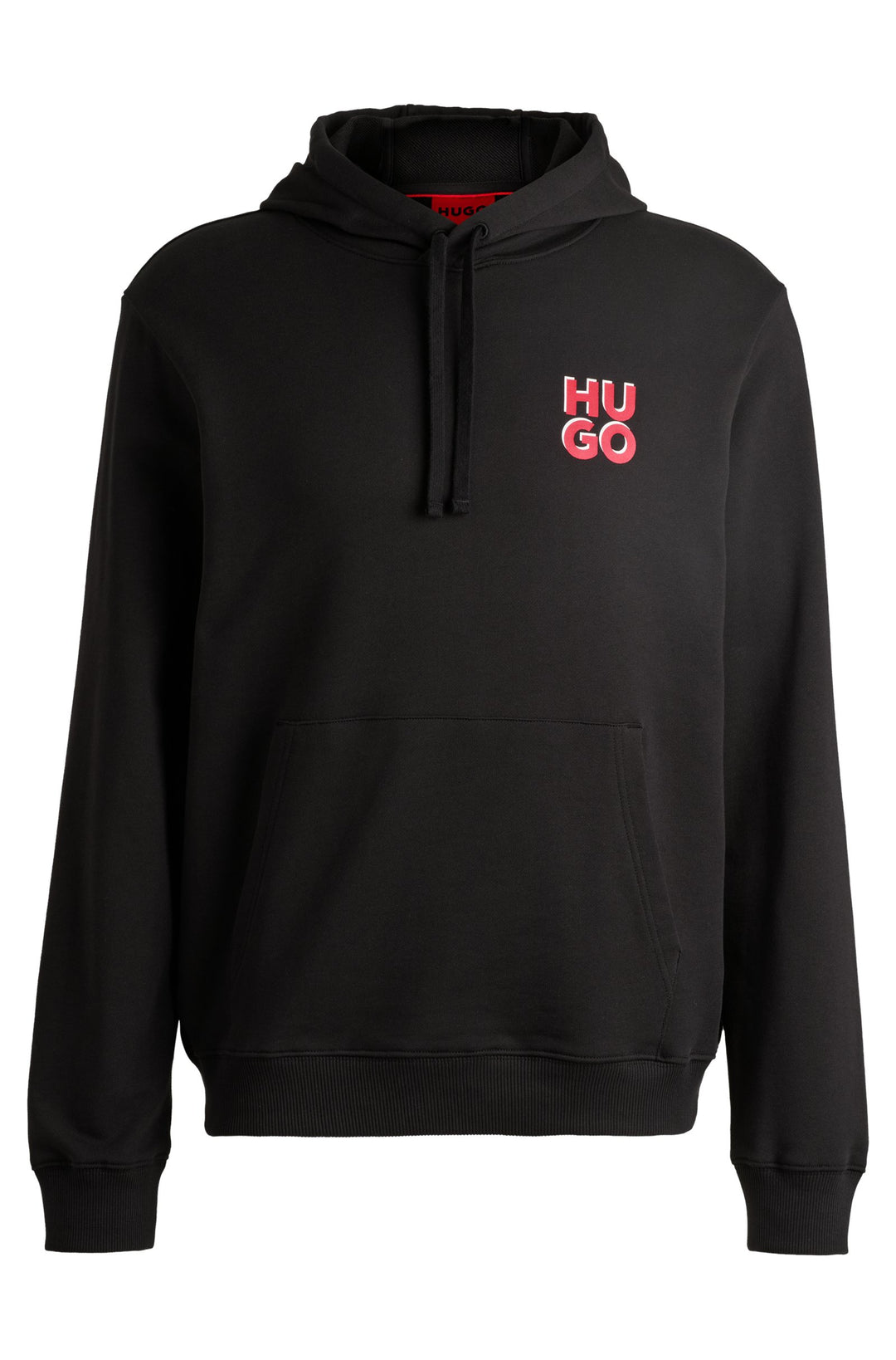 HUGO Hoodies Regular Fit in Cotton - DIMONIHOOD 10249110 01-50520159- Concorde Fashion#color_black-001