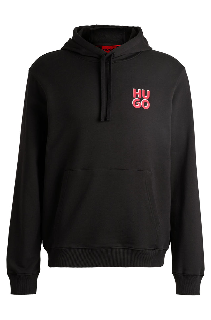 HUGO Hoodies Regular Fit in Cotton - DIMONIHOOD 10249110 01-50520159- Concorde Fashion#color_black-001