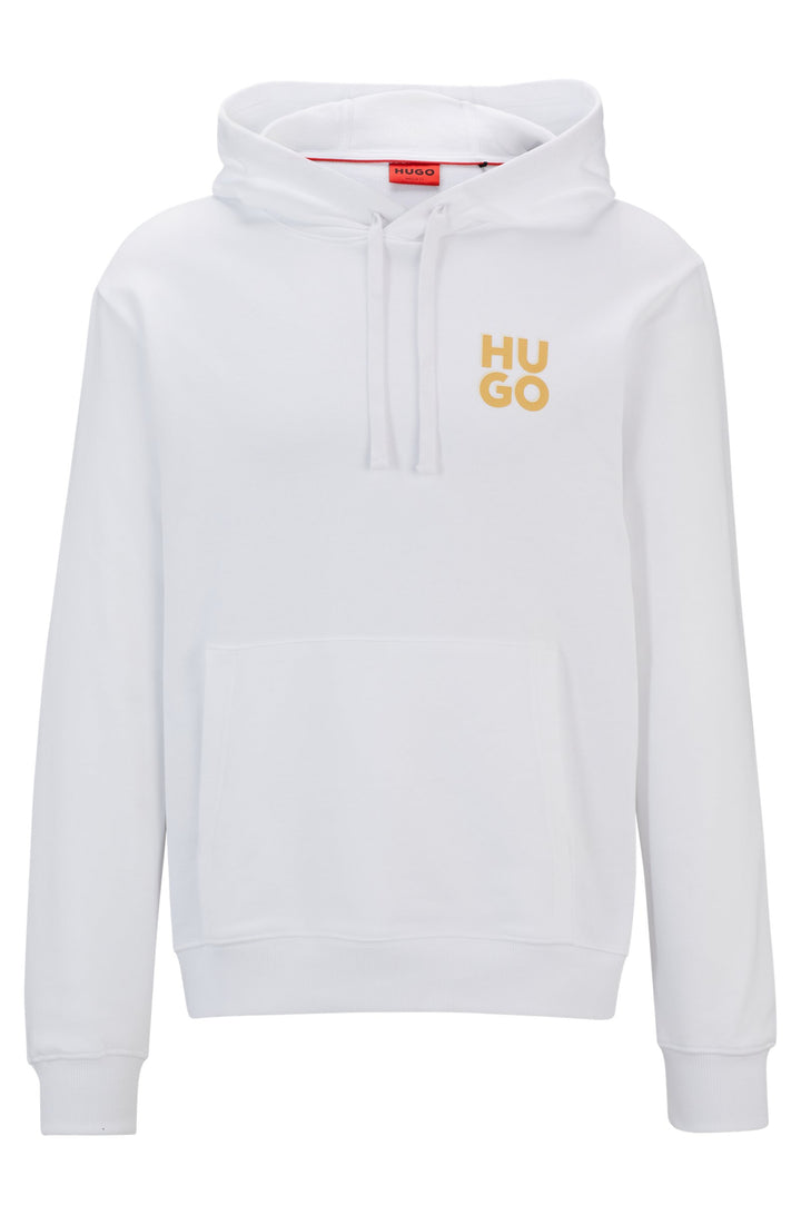 HUGO Hoodies Regular Fit in Cotton - DIMONIHOOD 10249110 01-50520159- Concorde Fashion#color_white-100