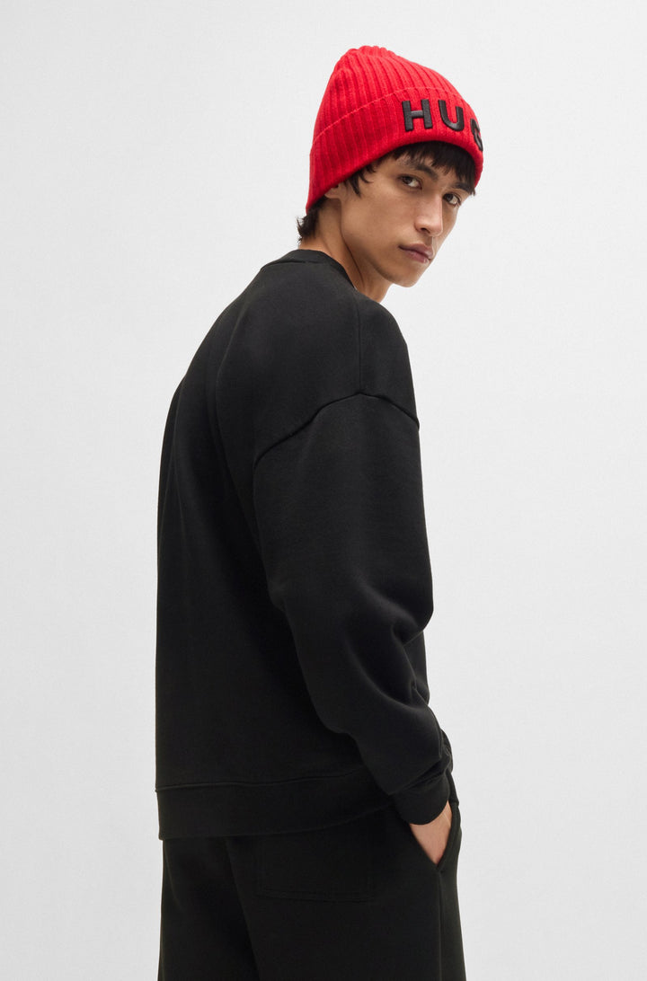 HUGO Sweatshirts Relaxed Fit in Cotton - DLOGONTY 10249110 01-50521081- Concorde Fashion#color_black-001