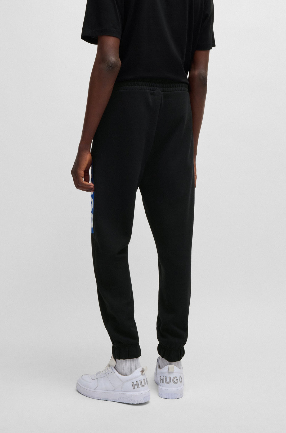 HUGO Jogging Pants Regular Fit in Cotton - NURAM 10249110 01-50522365- Concorde Fashion#color_black-001