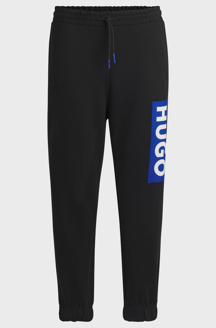 HUGO Jogging Pants Regular Fit in Cotton - NURAM 10249110 01-50522365- Concorde Fashion#color_black-001