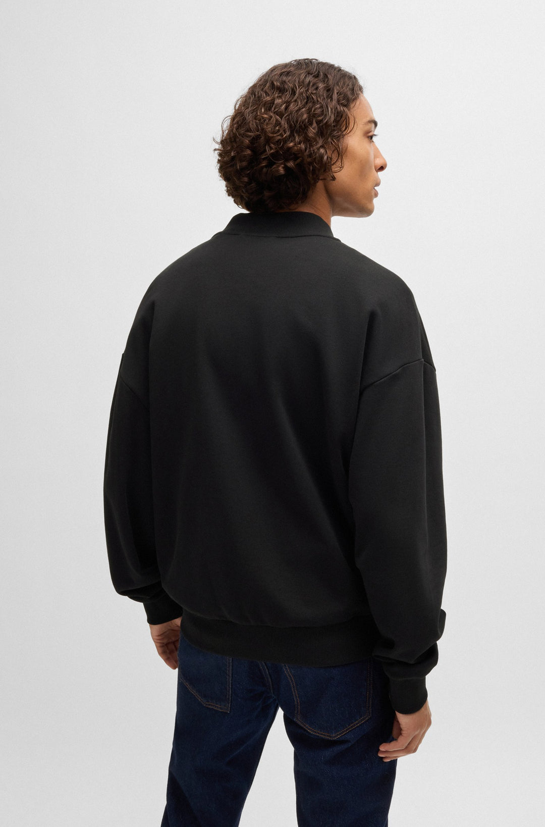 HUGO Sweatshirts  in Cotton - NARANE 10249110 01-50522366- Concorde Fashion#color_black-001
