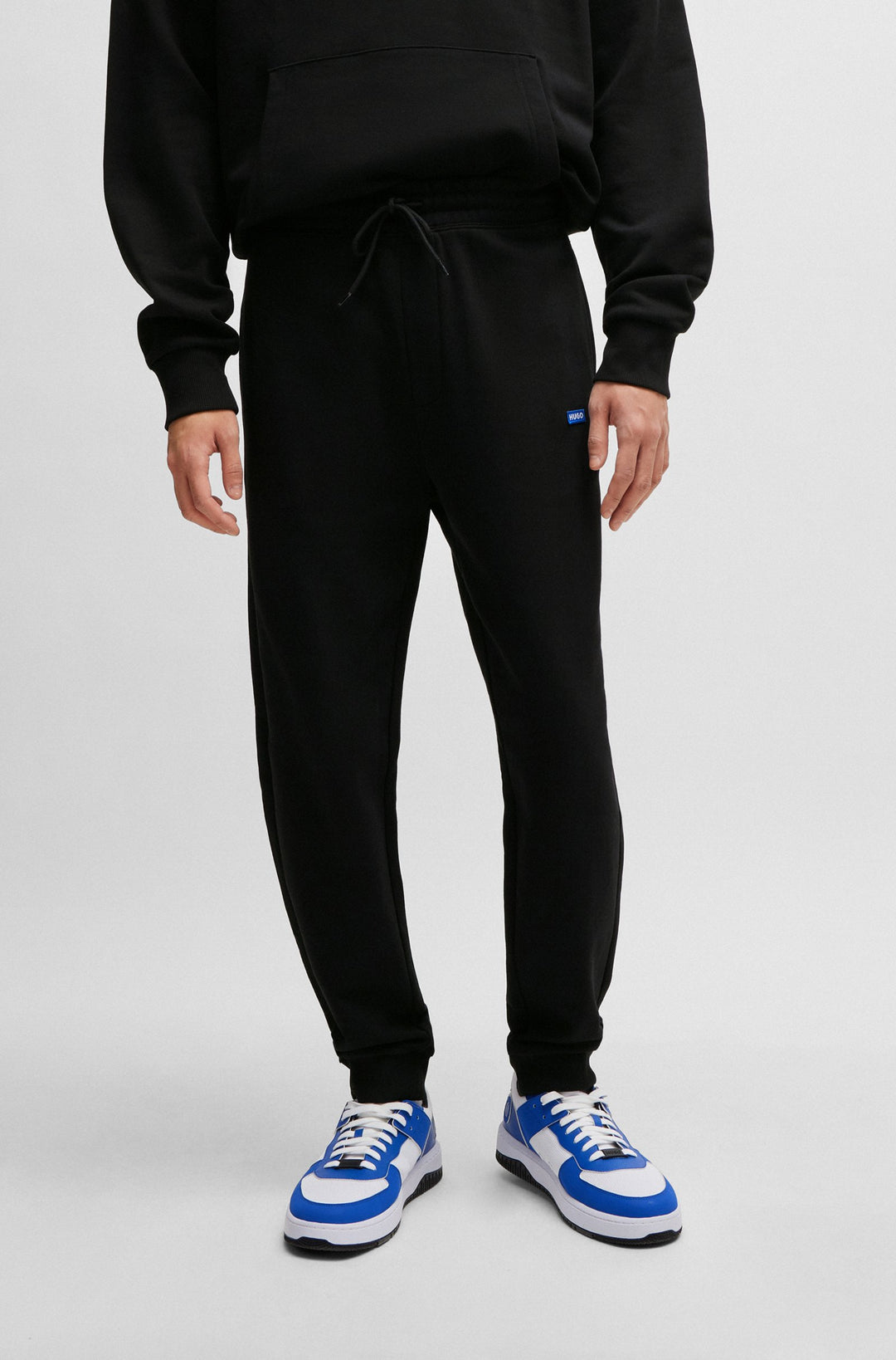 HUGO BLUE  Jogging Pants in Cotton - NAPIN 10249110 01-50522372- Concorde Fashion#color_black-001