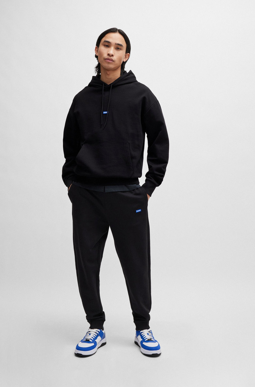 HUGO BLUE  Jogging Pants in Cotton - NAPIN 10249110 01-50522372- Concorde Fashion#color_black-001