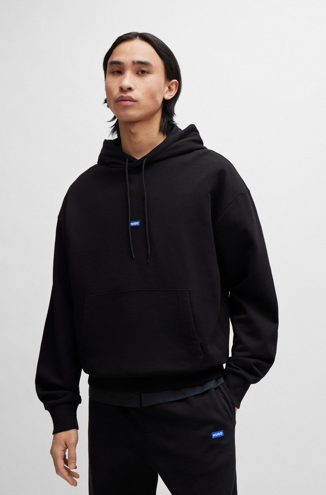 HUGO BLUE  Hoodies in Cotton - NALONSO 10249110 01-50522374- Concorde Fashion#color_black-001