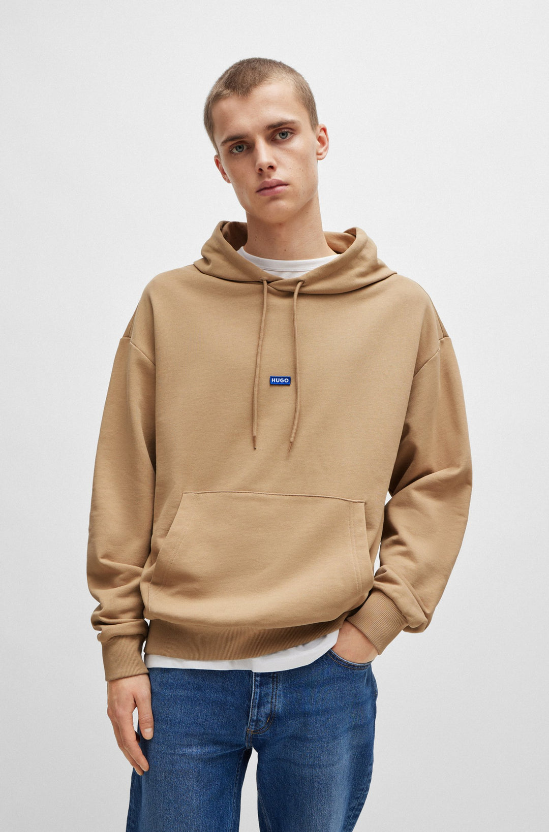 HUGO BLUE  Hoodies in Cotton - NALONSO 10249110 01-50522374- Concorde Fashion#color_beige-269