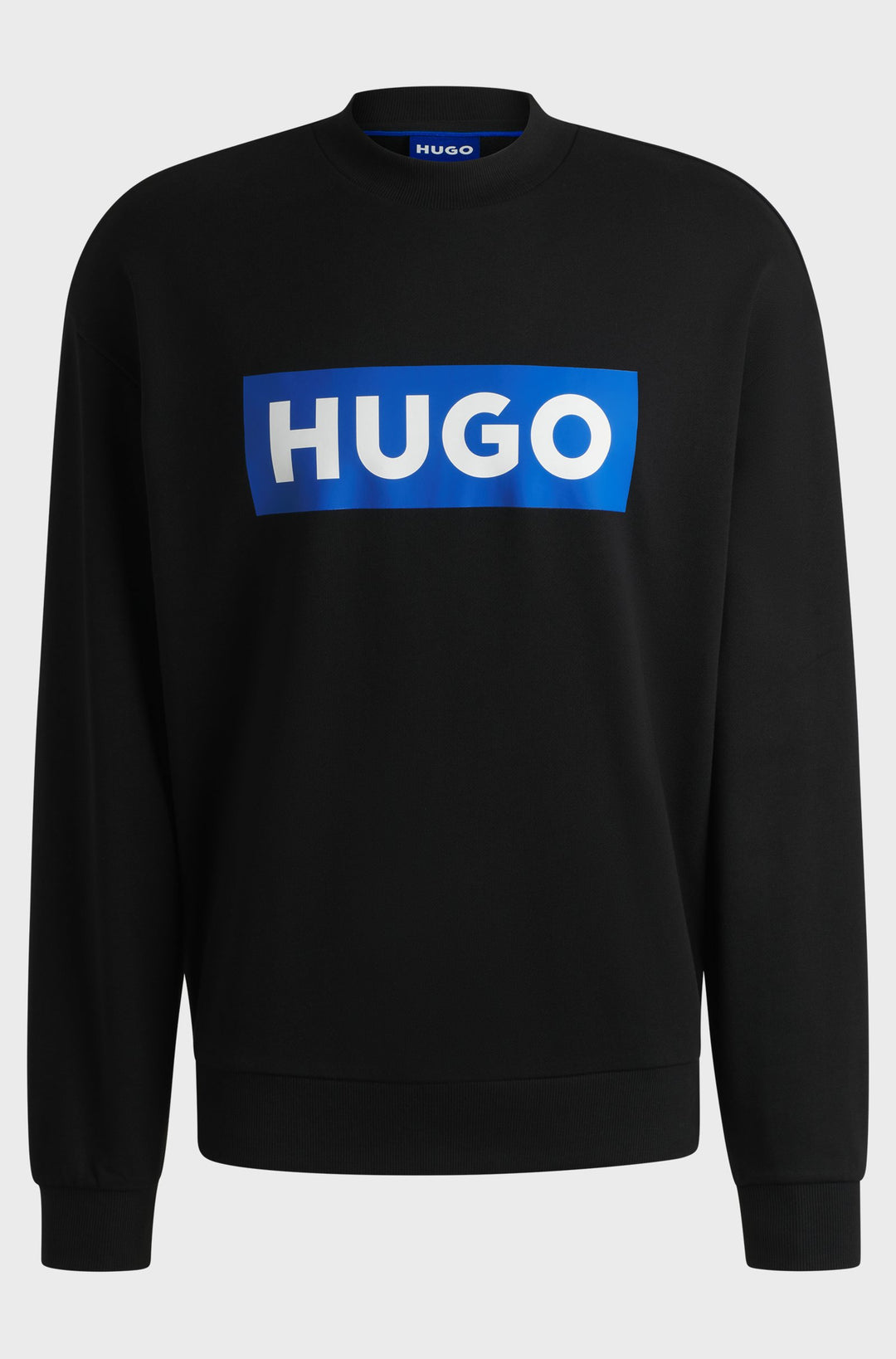 HUGO Sweatshirts Regular Fit in Cotton - NIERO 10249110 01-50522375- Concorde Fashion#color_black-001