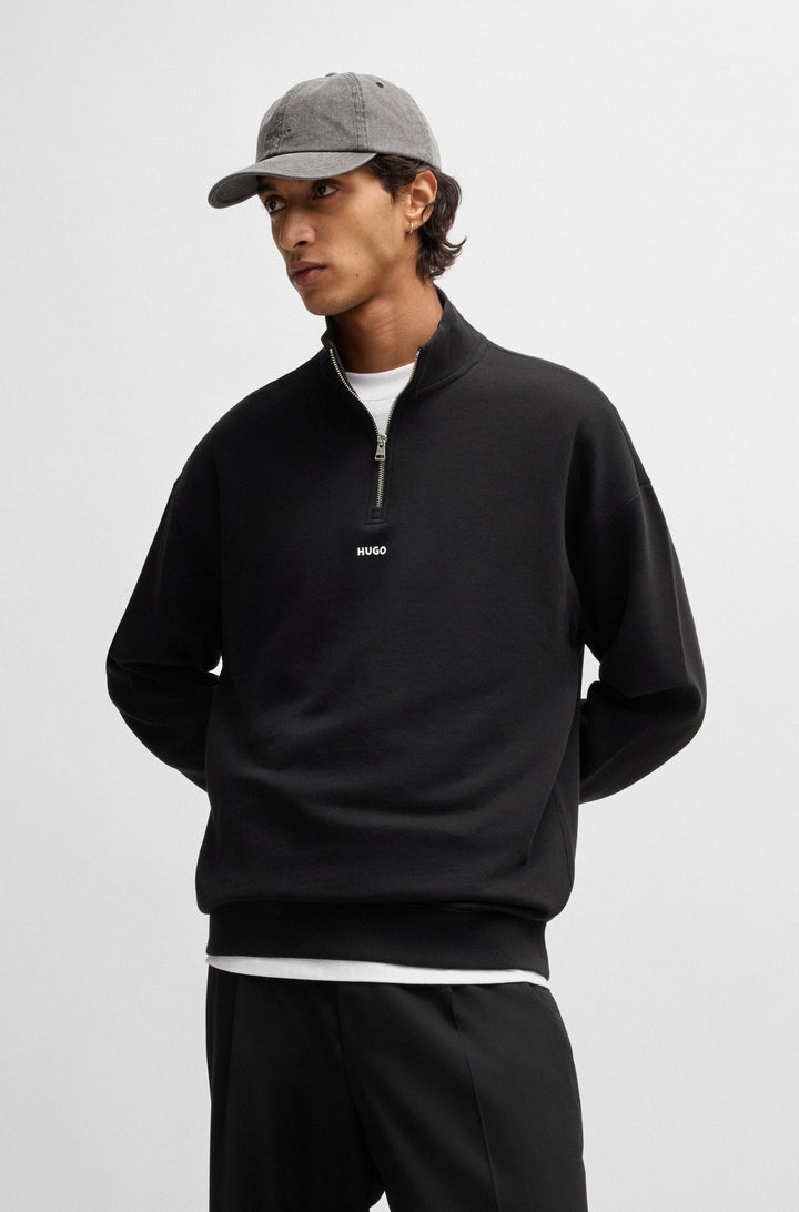 HUGO Sweatshirts Relaxed Fit in Cotton - DURTY244 10249110 01-50525881- Concorde Fashion#color_black-001