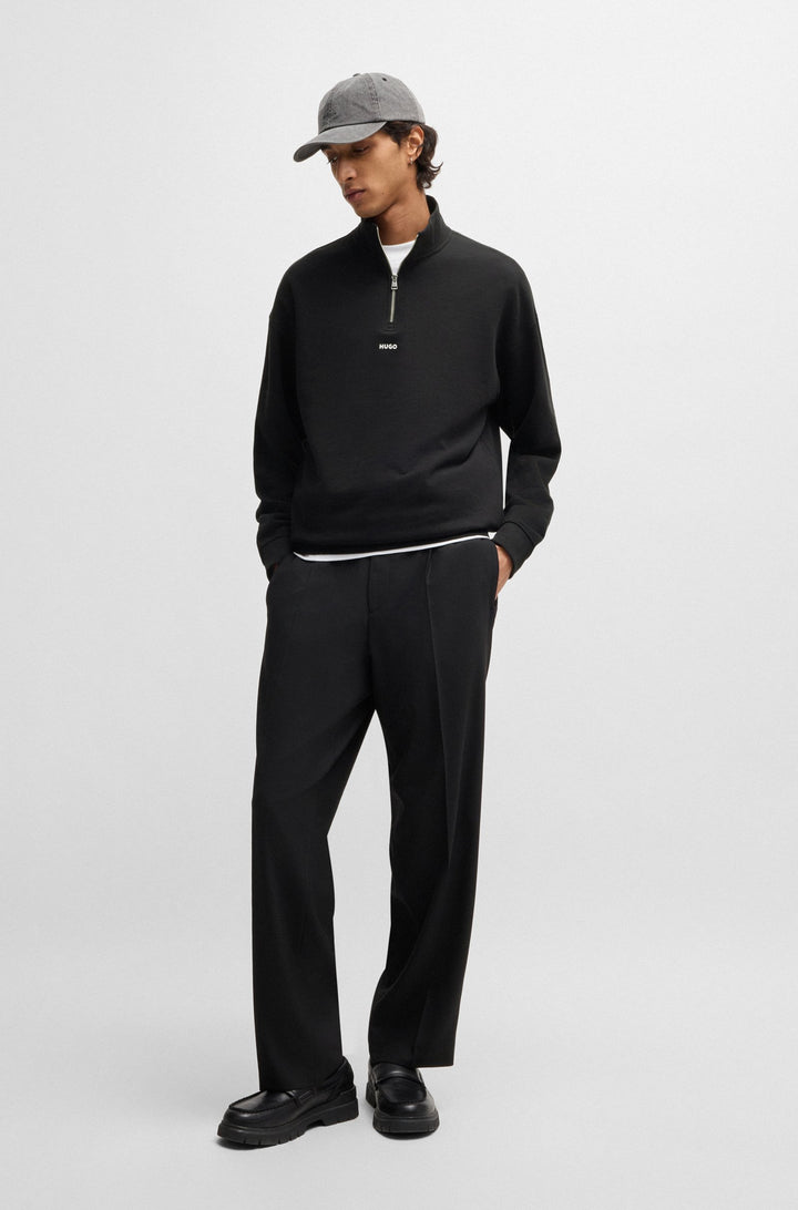 HUGO Sweatshirts Relaxed Fit in Cotton - DURTY244 10249110 01-50525881- Concorde Fashion#color_black-001