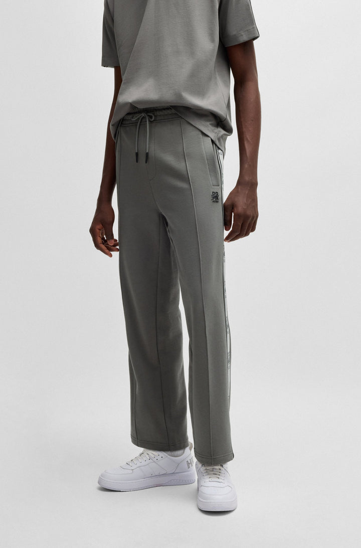 HUGO Jogging Pants Oversize Fit in Cotton - DISHORTE_RB 10249110 01-50530078- Concorde Fashion#color_grey-069